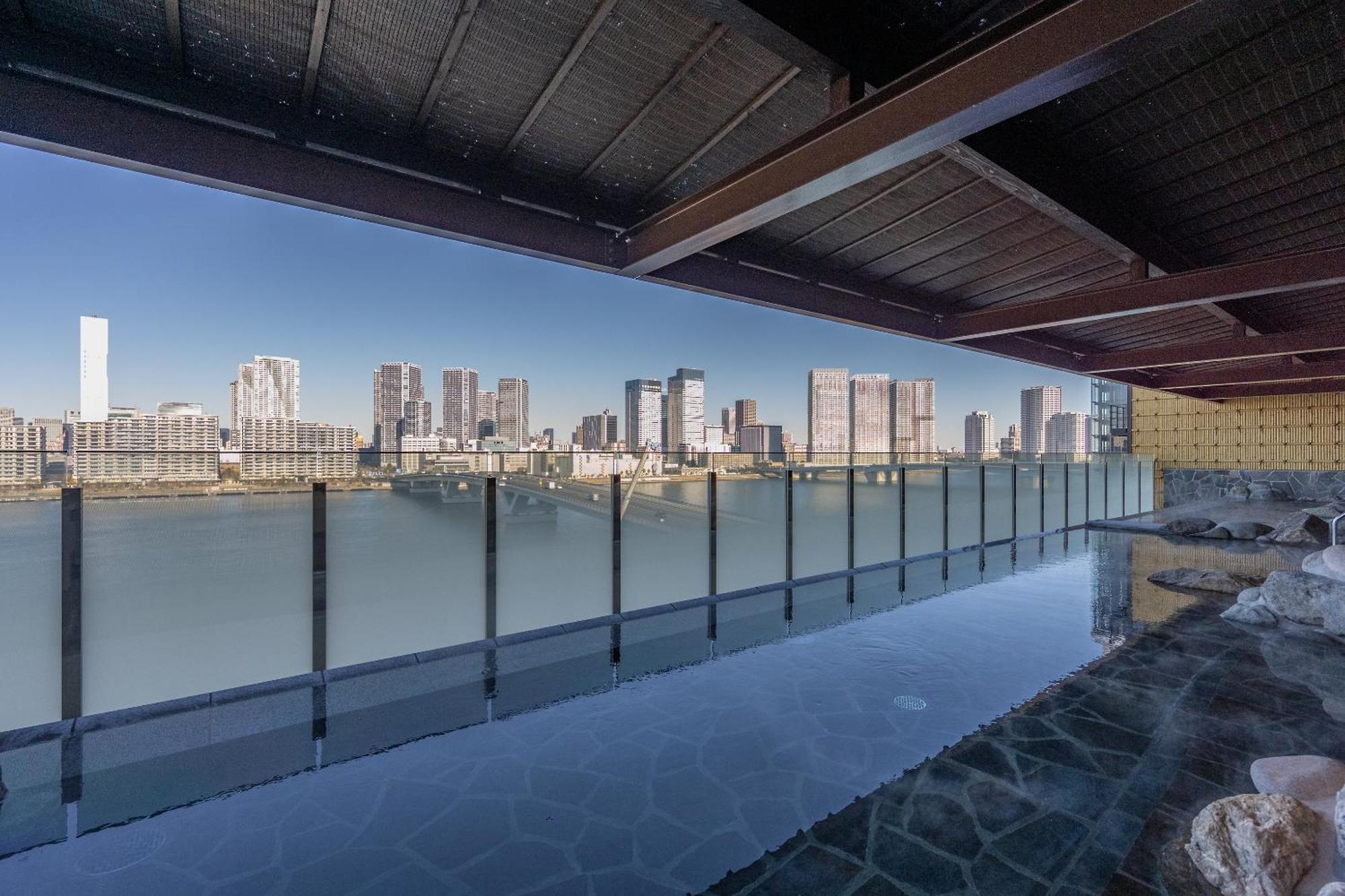 Отель Tokyo Toyosu Manyo Club Экстерьер фото